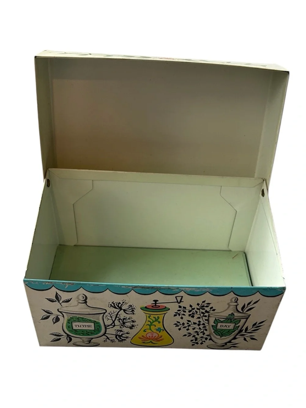 Vintage 1970’s Retro Recipe Box